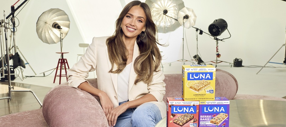LUNA Bar taps Jessica Alba for new campaign